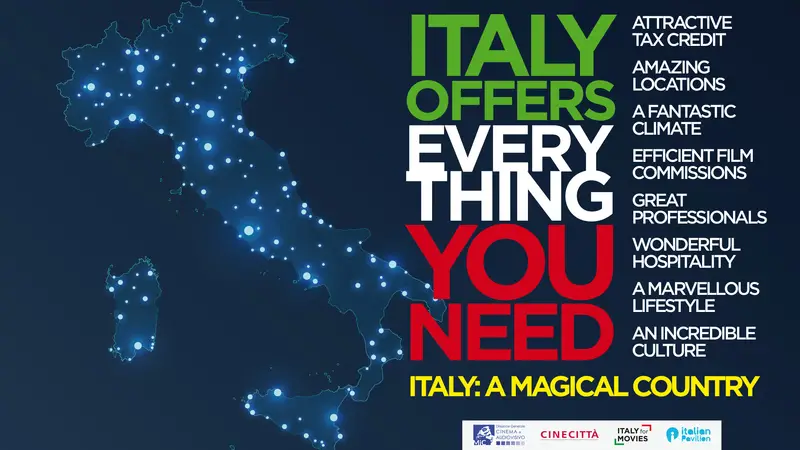 New guide for Italian cinema: Italy aims to become the preferred set for international productions