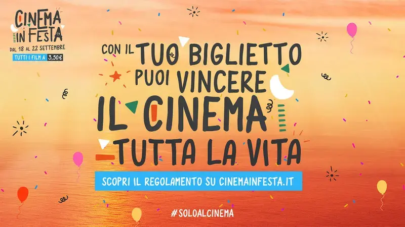 cinema in festa, vinci il cinema, cinema per tutta la vita, Anica, Anec, MiC, David di Donatello, DGCA, Italy for Movies